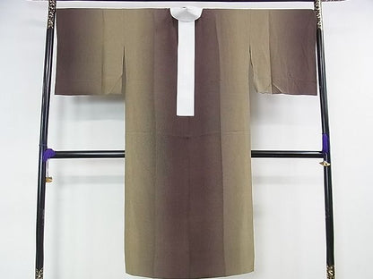 平和屋本店■上質な長襦袢　単衣　市松文様　暈し染め　逸品　未使用　DZAA1038kh4 - 平和屋