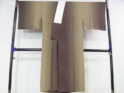 平和屋本店■上質な長襦袢　単衣　市松文様　暈し染め　逸品　未使用　DZAA1038kh4 - 平和屋