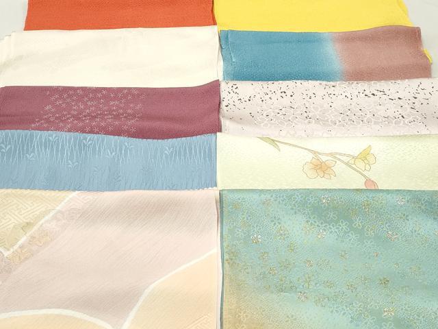 平和屋本店■和装小物　帯揚げ10枚　逸品　未使用　DZAA10599kh5