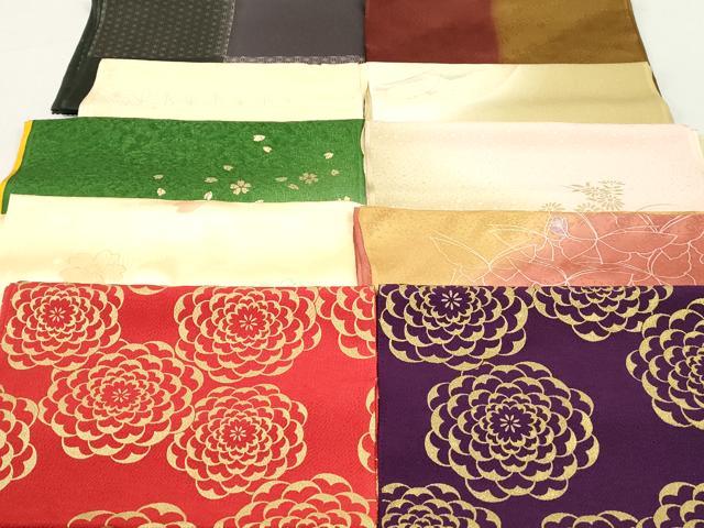 平和屋本店■和装小物　帯揚げ10枚　逸品　未使用　DZAA10616kh5