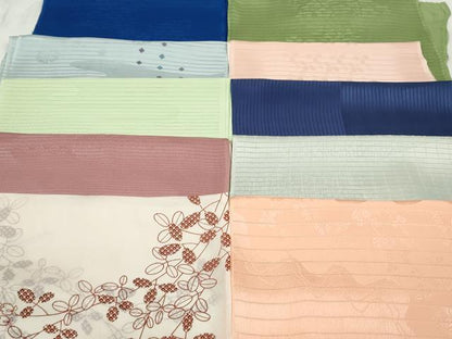 平和屋本店■夏物　和装小物　帯揚げ10枚　逸品　未使用　DZAA10724kh5