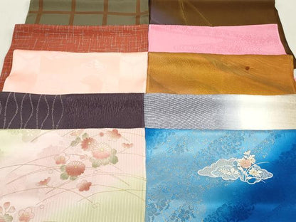 平和屋本店■和装小物　帯揚げ10枚　逸品　未使用　DZAA10746kh5