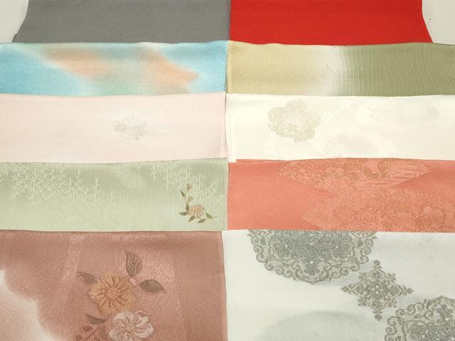 平和屋本店●和装小物 帯揚げ10枚 逸品 未使用 DZAA10762kh5