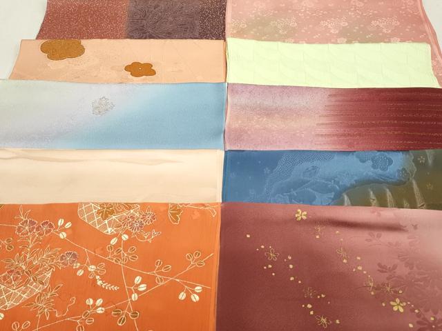 平和屋本店●和装小物 帯揚げ10枚 逸品 未使用 DZAA10775kh5