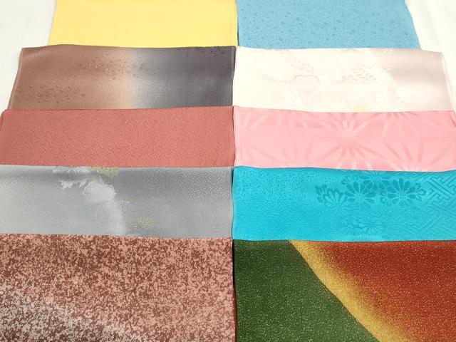 平和屋本店■和装小物　帯揚げ10枚　逸品　未使用　DZAA10805kh5