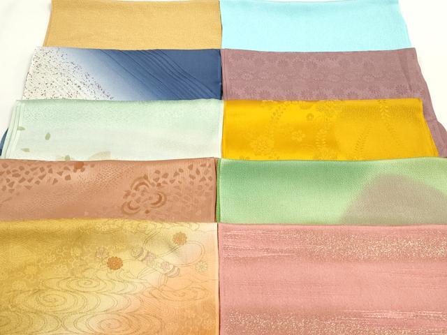 平和屋本店■和装小物　帯揚げ10枚　逸品　未使用　DZAA10812kh5