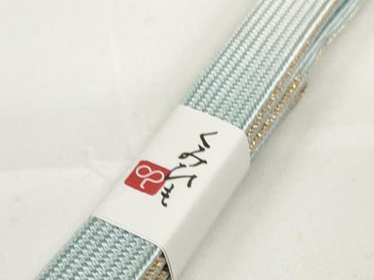 平和屋本店■和装小物　帯締め・帯揚げセット　丹後ちりめん　更紗花文　くみひも　金糸　逸品　未使用　DZAA10821kh5