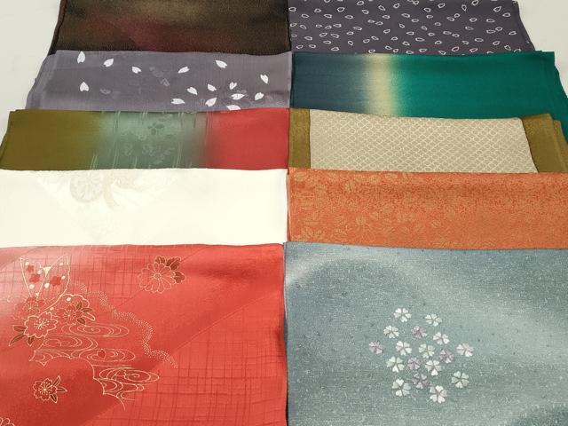 平和屋本店■和装小物　帯揚げ10枚　逸品　未使用　DZAA10905kh5
