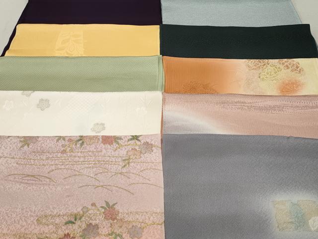 平和屋本店■和装小物　帯揚げ10枚　逸品　未使用　DZAA10906kh5