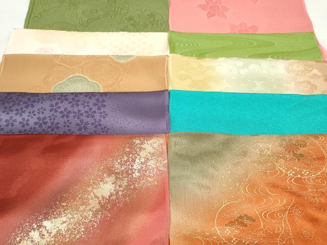 平和屋本店■和装小物　帯揚げ10枚　逸品　未使用　DZAA10933kh5