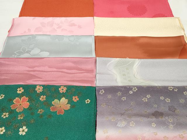 平和屋本店●和装小物 帯揚げ10枚 逸品 未使用 DZAA10934kh5