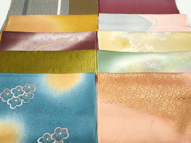 平和屋本店■和装小物　帯揚げ10枚　逸品　未使用　DZAA10941kh5