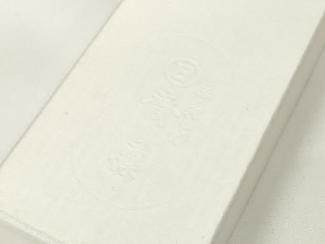 平和屋本店●極上 京都祇園の老舗 ぎをん齋藤 和装小物 帯締め 冠組 撚り房中に色 紫紺色×金 箱付き 逸品 未使用 DZAA10972kh5