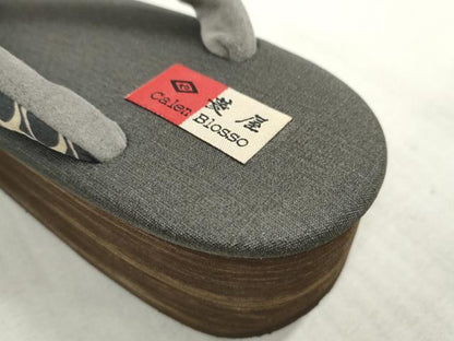 平和屋本店●和装小物 菱屋 Calen Blosso カレンブロッソ カフェ草履 Мサイズ 逸品 未使用 DZAA10993kh5