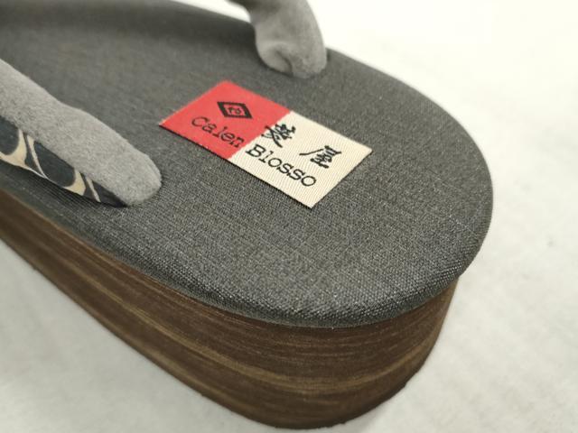 平和屋本店●和装小物 菱屋 Calen Blosso カレンブロッソ カフェ草履 Мサイズ 逸品 未使用 DZAA10993kh5