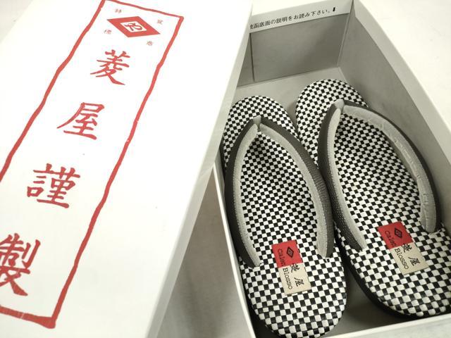 平和屋本店●和装小物 菱屋 Calen Blosso カレンブロッソ カフェ草履 Мサイズ 逸品 DZAA10994kh5