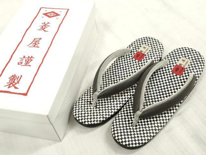 平和屋本店●和装小物 菱屋 Calen Blosso カレンブロッソ カフェ草履 Мサイズ 逸品 DZAA10994kh5