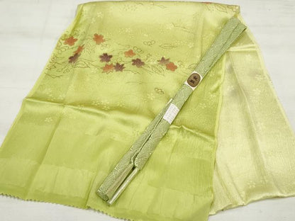 平和屋本店■和装小物　帯締め・帯揚げセット　逸品　未使用　DZAA11056kh5