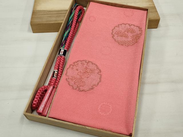 平和屋本店■和装小物　帯締め・帯揚げセット　逸品　未使用　DZAA11060kh5