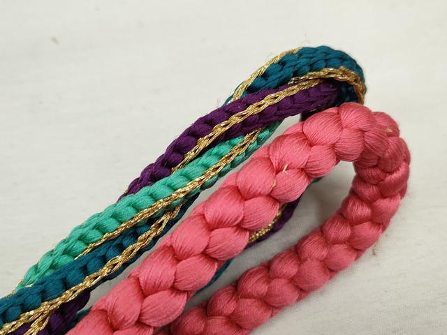 平和屋本店■和装小物　帯締め・帯揚げセット　逸品　未使用　DZAA11060kh5