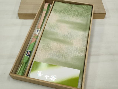 平和屋本店■和装小物　帯締め・帯揚げセット　逸品　未使用　DZAA11061kh5