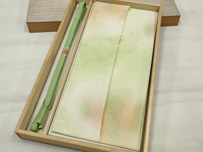 平和屋本店■和装小物　帯締め・帯揚げセット　逸品　未使用　DZAA11065kh5