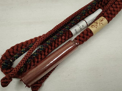 平和屋本店■和装小物　帯締め・帯揚げセット　逸品　未使用　DZAA11066kh5