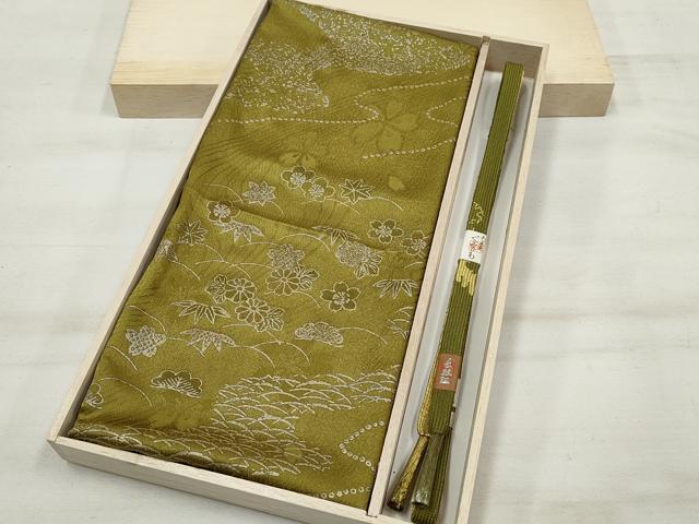 平和屋本店●和装小物 帯締め・帯揚げセット 逸品 未使用 DZAA11072kh5
