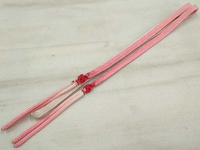 平和屋本店●和装小物 帯締め・帯揚げセット 逸品 未使用 DZAA11073kh5