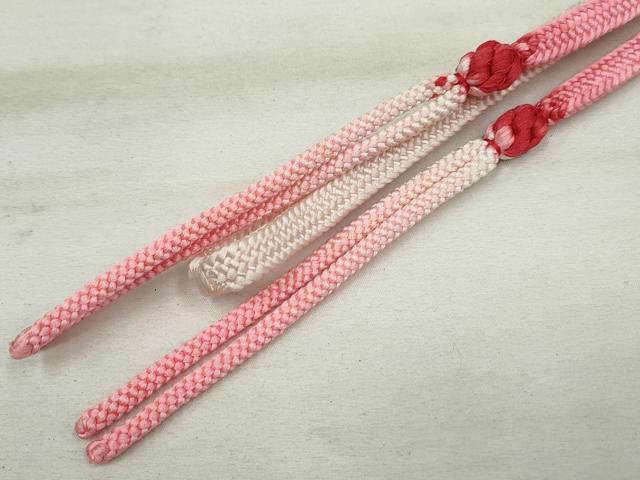 平和屋本店●和装小物 帯締め・帯揚げセット 逸品 未使用 DZAA11073kh5