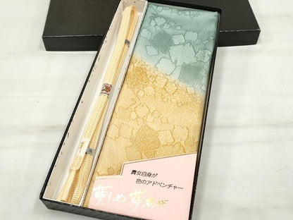 平和屋本店■和装小物　帯締め・帯揚げセット　逸品　未使用　DZAA11078kh5