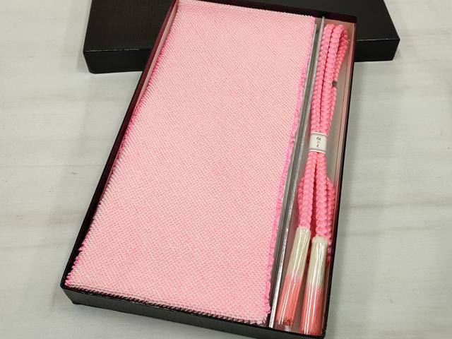 平和屋本店●和装小物　帯締め・帯揚げセット　逸品　未使用　DZAA11080kh5