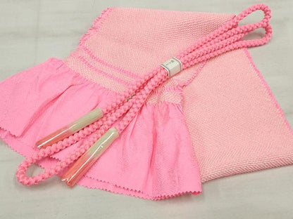 平和屋本店●和装小物　帯締め・帯揚げセット　逸品　未使用　DZAA11080kh5