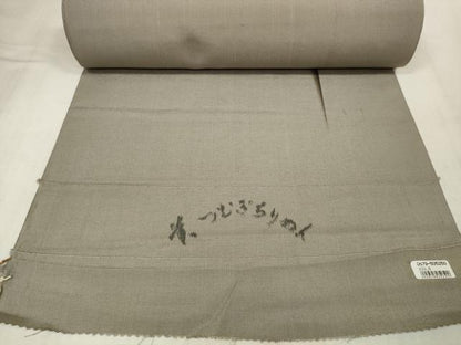 平和屋本店●小紋 反物 着尺 紬ちりめん 立筋ぼかし 逸品 未使用 DZAA11090kh5