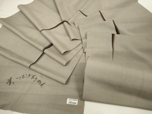 平和屋本店●小紋 反物 着尺 紬ちりめん 立筋ぼかし 逸品 未使用 DZAA11090kh5