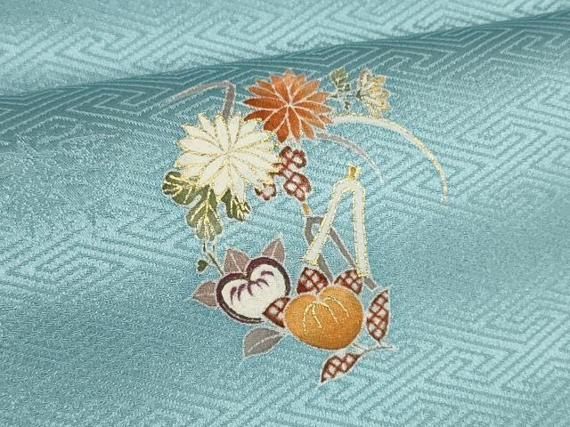 平和屋本店■極上　創業460年・千總　小紋　反物　着尺　花丸文　松坂屋扱い　逸品　未使用　DZAA11106kh5