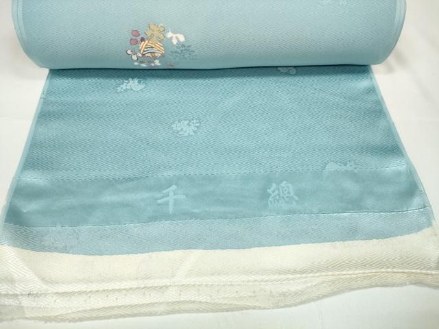 平和屋本店■極上　創業460年・千總　小紋　反物　着尺　花丸文　松坂屋扱い　逸品　未使用　DZAA11106kh5