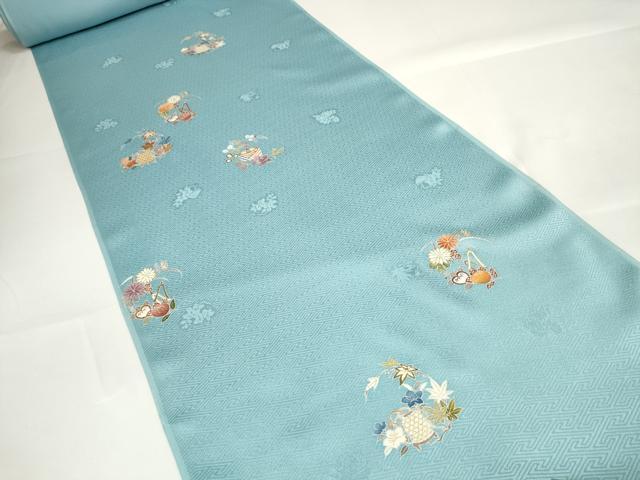 平和屋本店■極上　創業460年・千總　小紋　反物　着尺　花丸文　松坂屋扱い　逸品　未使用　DZAA11106kh5