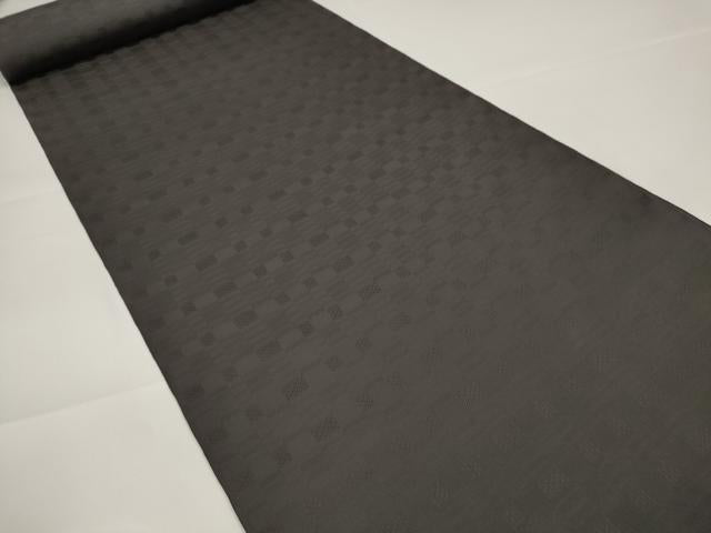 平和屋本店●極上 色無地 反物 着尺 変わり織 赤墨色 逸品 未使用 DZAA11127kh5