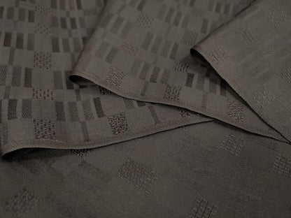 平和屋本店●極上 色無地 反物 着尺 変わり織 赤墨色 逸品 未使用 DZAA11127kh5