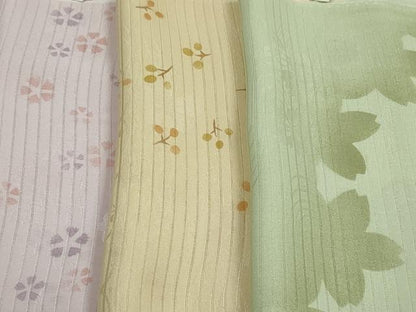平和屋本店■夏物　和装小物　帯揚げ5枚　正絹　逸品　未使用　DZAA11145kh5　