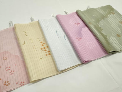 平和屋本店＊夏物 和装小物 帯揚げ5枚 正絹 逸品 未使用 DZAA11146kh5
