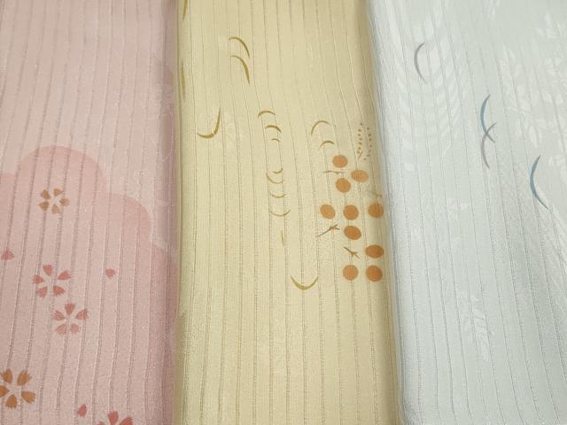 平和屋本店＊夏物 和装小物 帯揚げ5枚 正絹 逸品 未使用 DZAA11146kh5