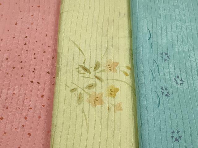 平和屋本店＊夏物 和装小物 帯揚げ5枚 正絹 逸品 未使用 DZAA11148kh5
