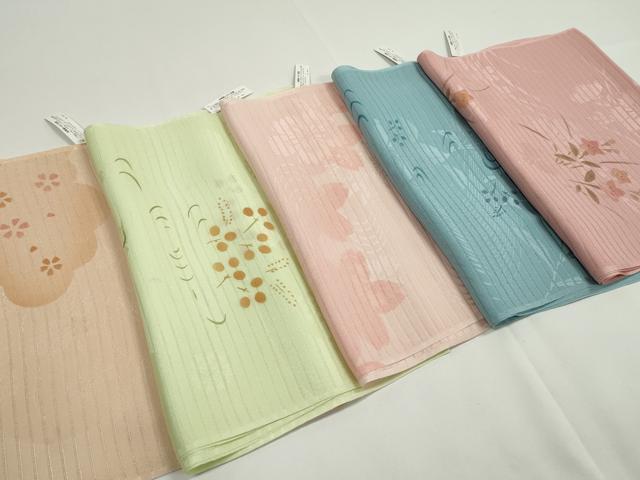 平和屋本店＊夏物 和装小物 帯揚げ5枚 正絹 逸品 未使用 DZAA11152kh5