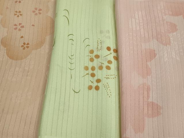 平和屋本店＊夏物 和装小物 帯揚げ5枚 正絹 逸品 未使用 DZAA11152kh5