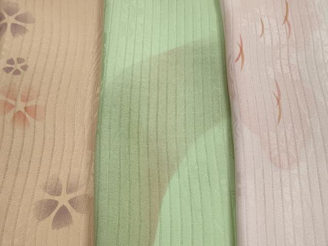 平和屋本店＊夏物 和装小物 帯揚げ5枚 正絹 逸品 未使用 DZAA11153kh5