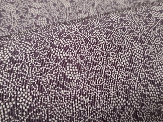 平和屋本店■極上　重要無形文化財　人間国宝　中村勇二郎　江戸小紋　反物　着尺　南天文　逸品　未使用　DZAA11169kh5