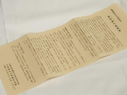 平和屋本店■極上　夏物　喜如嘉の芭蕉布　和装小物　和装バッグ　手積み芭蕉糸100％　こもれび工房　証紙付　逸品　未使用　DZAA11225kh5