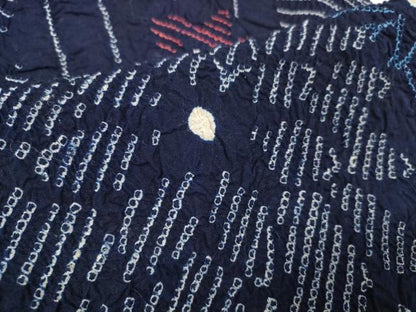 平和屋本店∴極上 夏物 浴衣 有松鳴海絞り 反物 着尺 湯のし前 花繋ぎ 綿 逸品 未使用 DZAA11260kh5